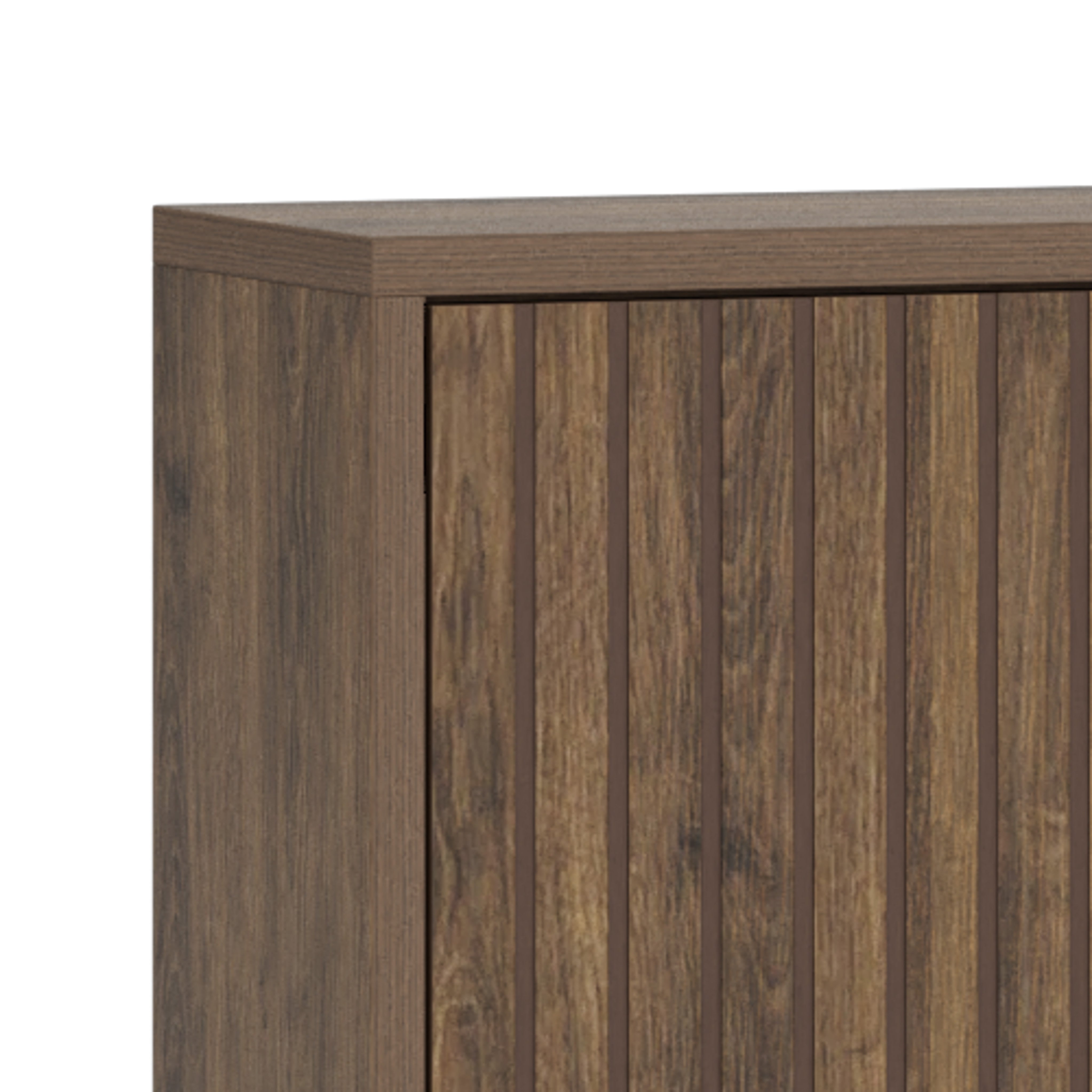 Albany's shoe cabinet dark melaamin oak