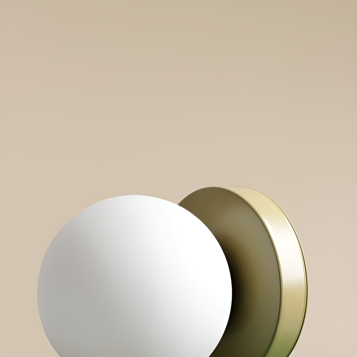 Pistachio ball table lamp