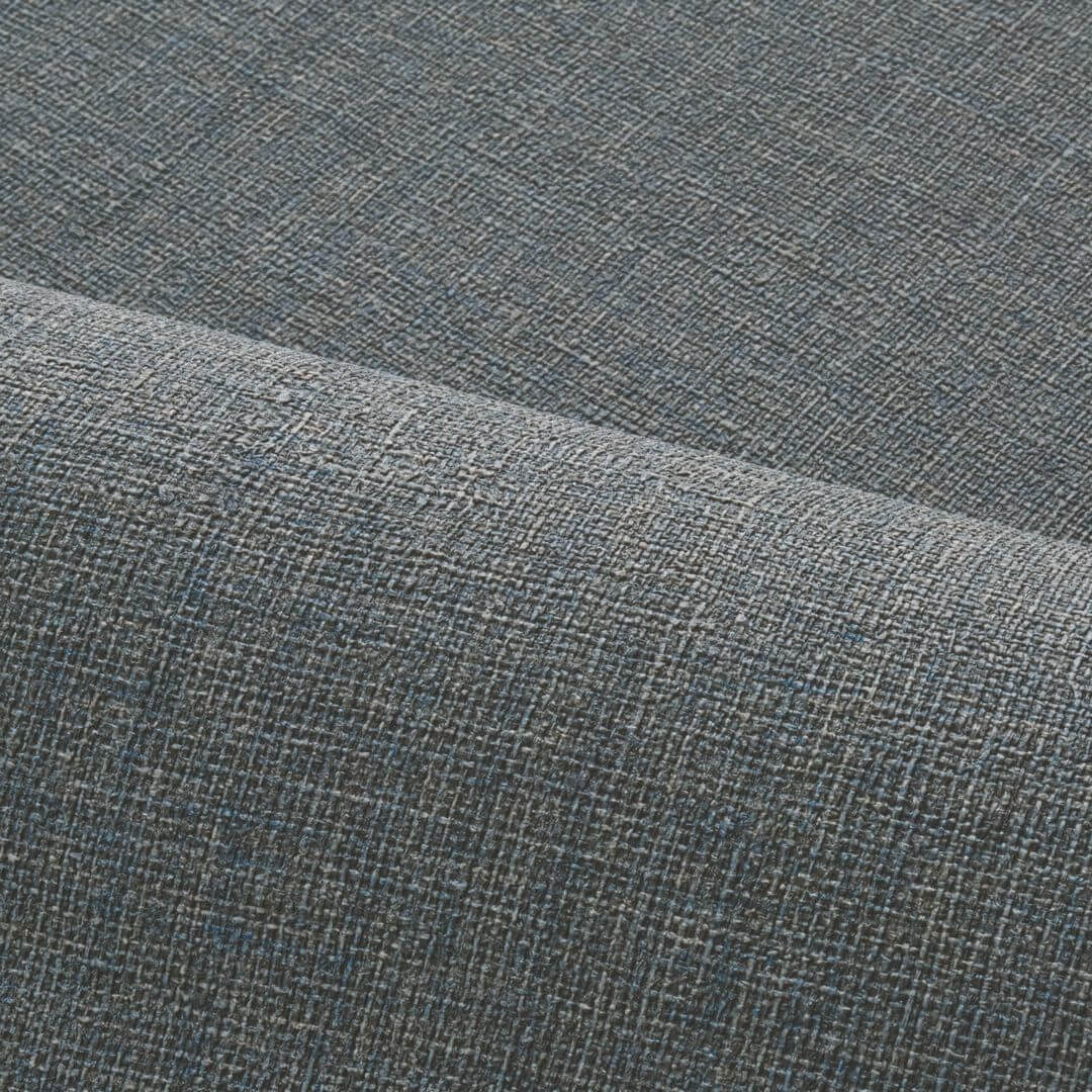 Strukturierte Vinyltapete, die Jute imitiert LIENZO - MARINE dunkelblau