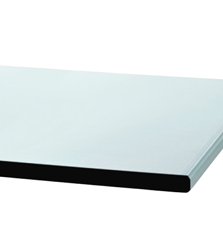 BAGUETTE Tisch mit schwarzem Aluminiumgestell