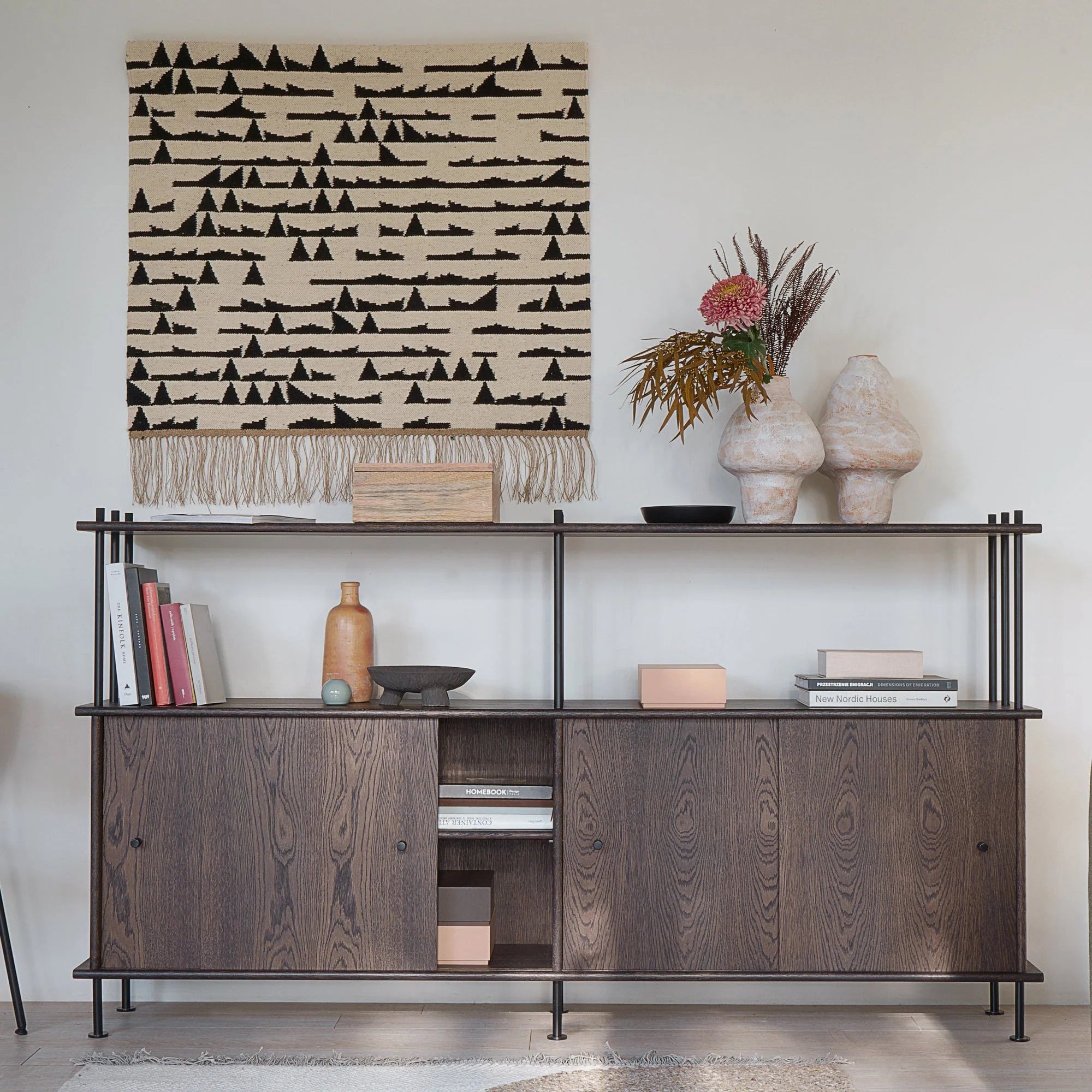 BAVA 200 Cabinet in Ebony Oak Wood