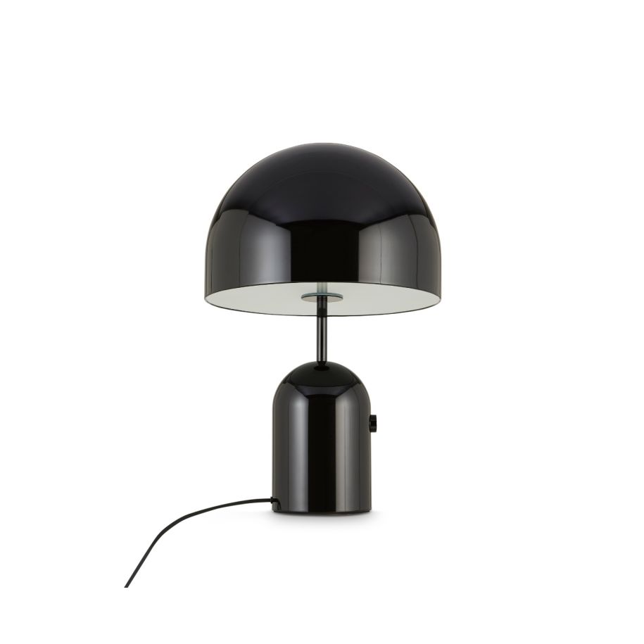 Glockentischlampe schwarz