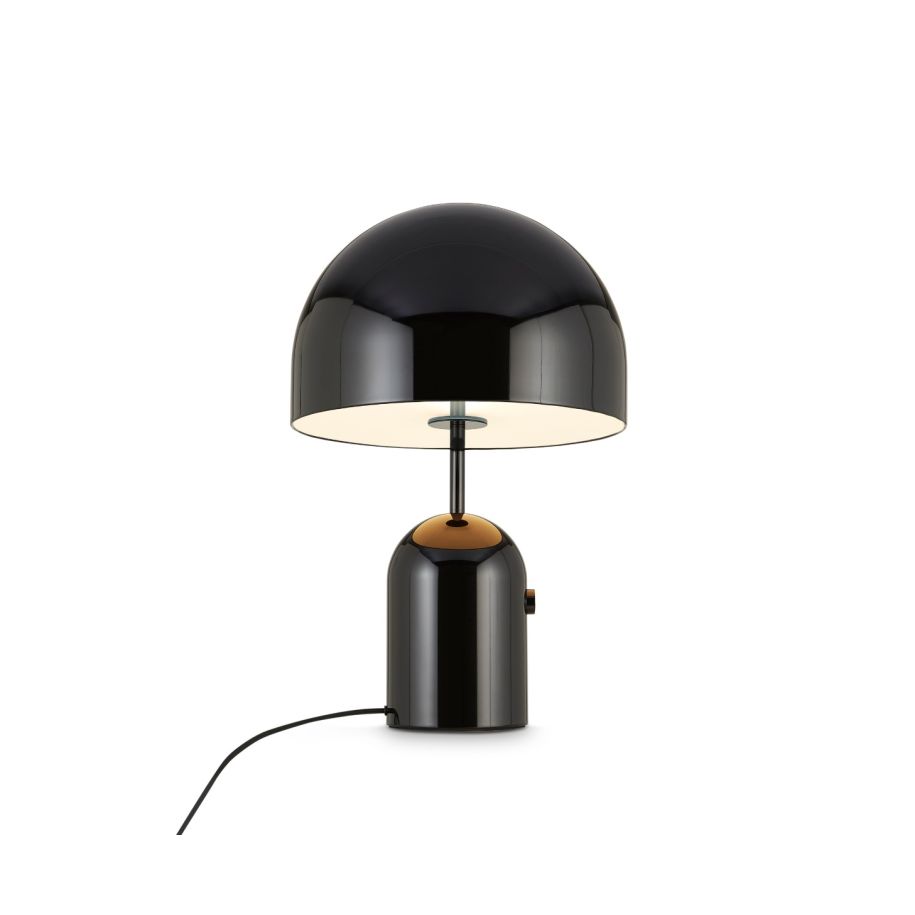Glockentischlampe schwarz