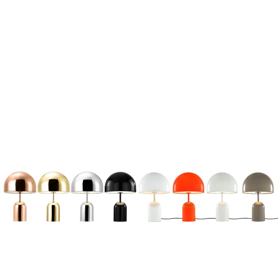 Bell Light gray table lamp