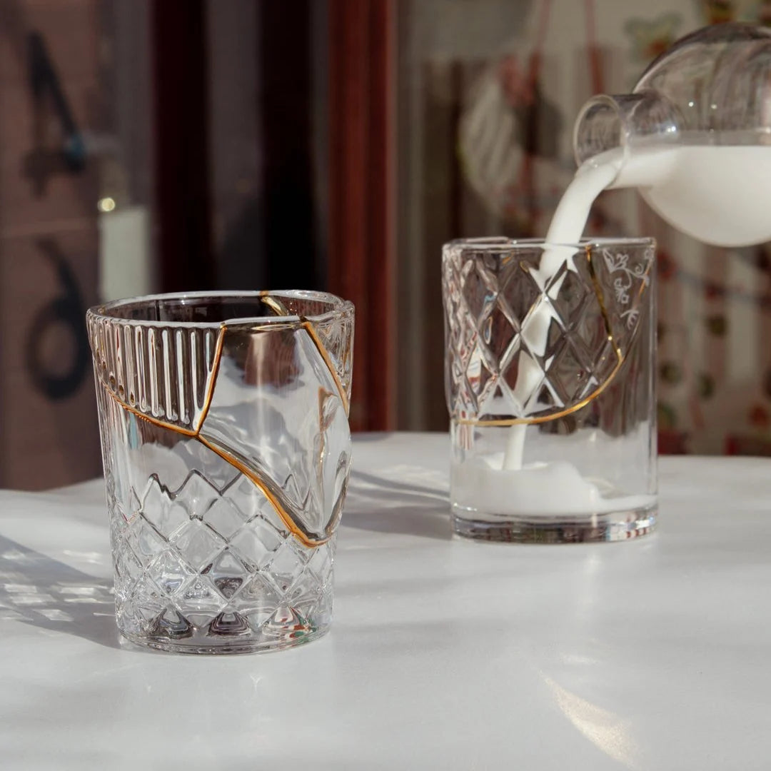 Kintsugi glass
