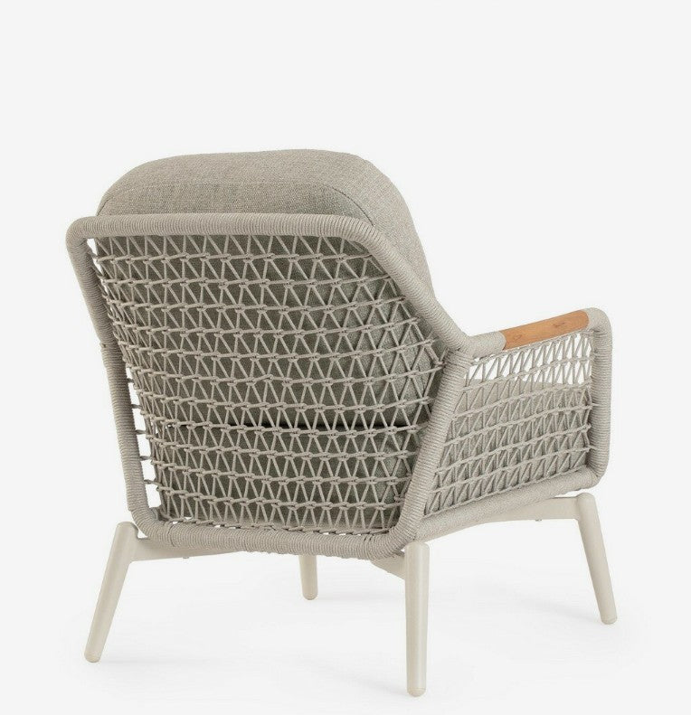EULERO beige outdoor armchair