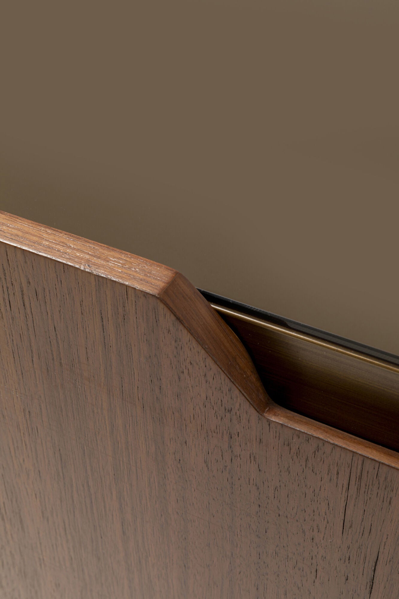 4-Door GIORGIO Walnut Veneer Sideboard