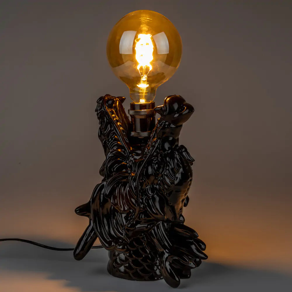 DRAGONIZED BASTERD black table lamp