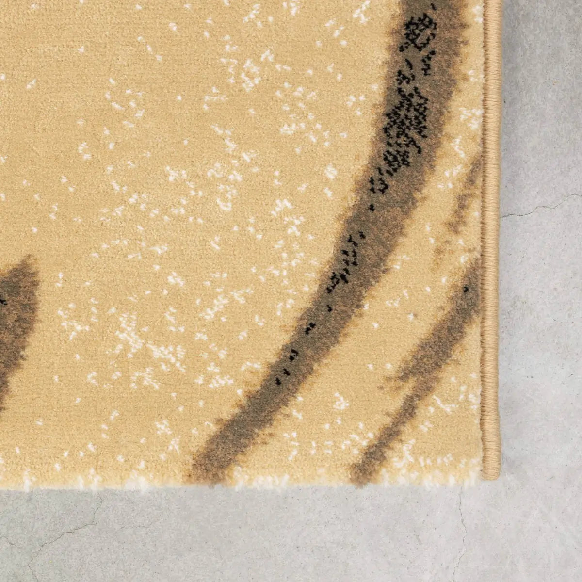 LEGEND OF KOI CARPET beige rug with brown