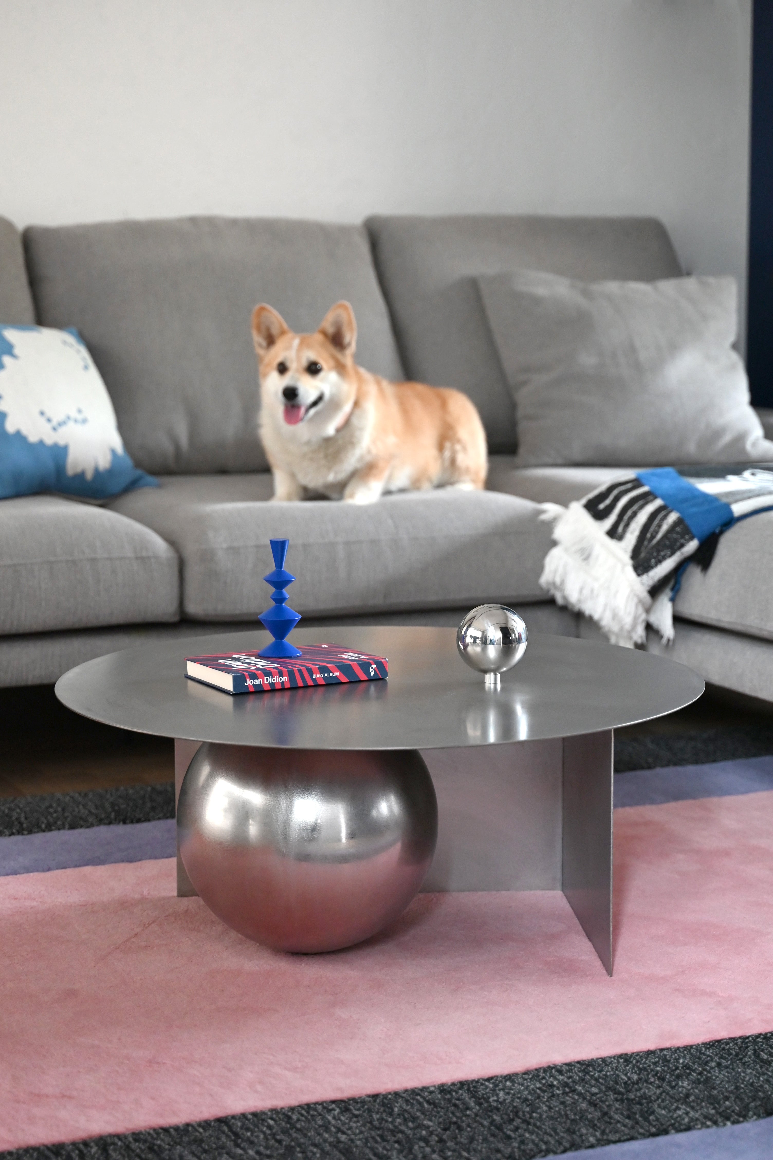 FUKU Coffee Table in Steel and Wood