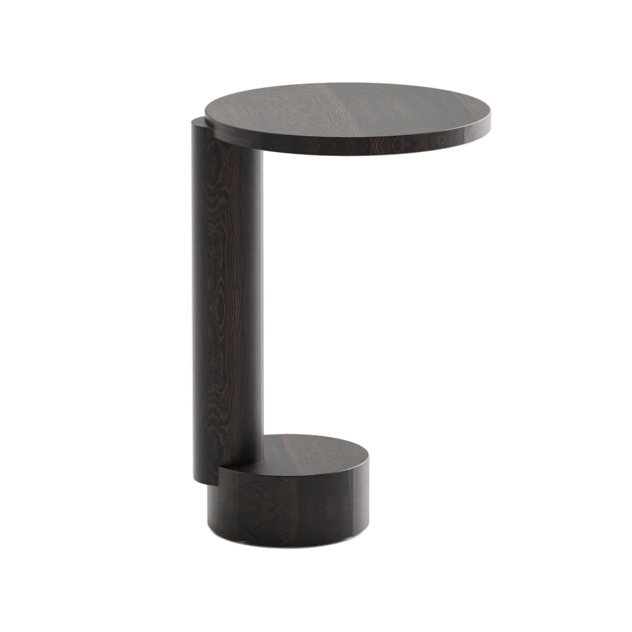 BOLD Side Table in Ebony Oak Wood