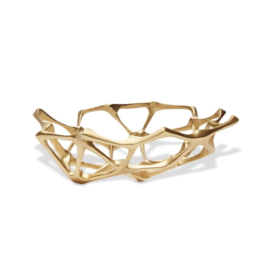 Bone bowl brass
