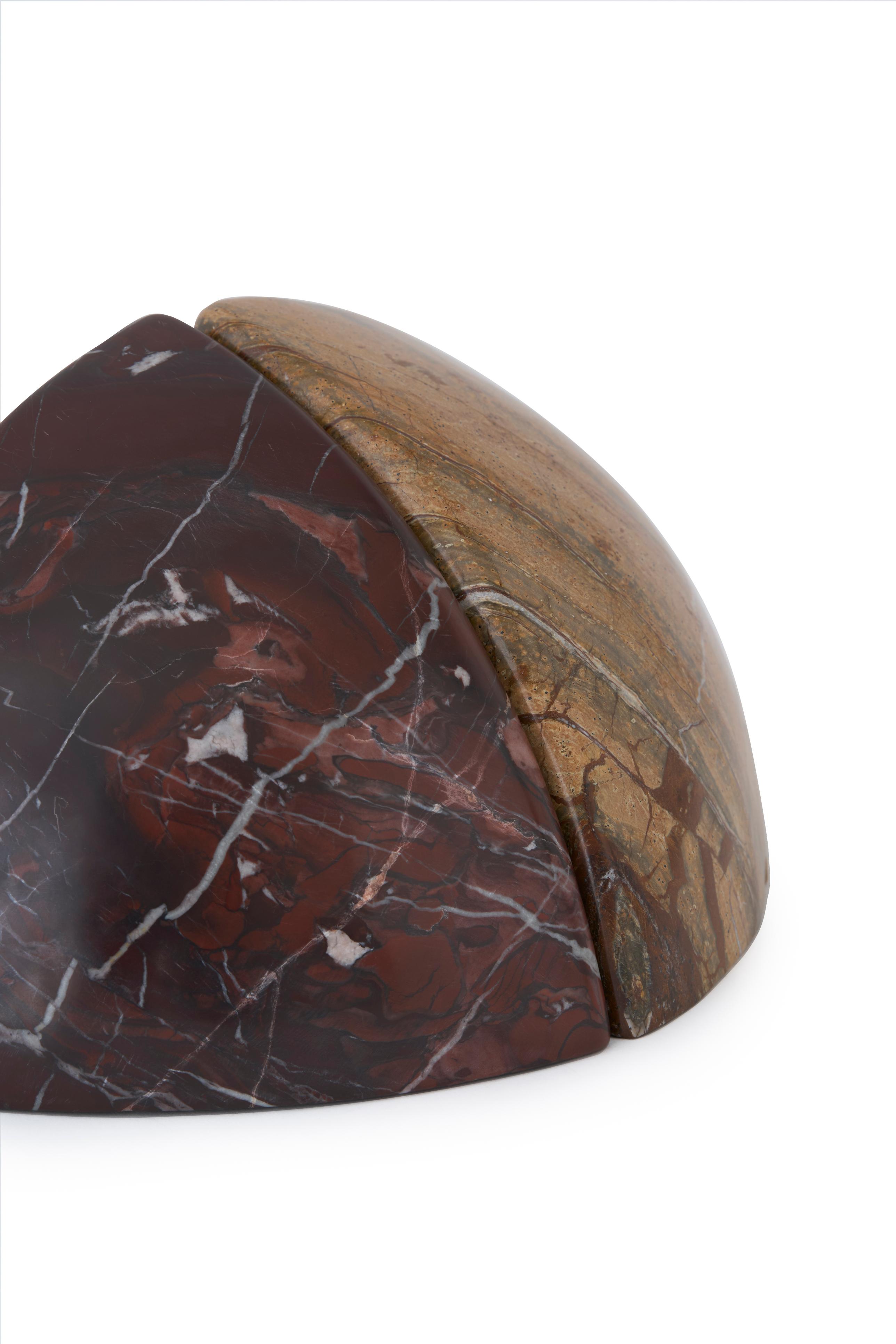 BOULDER Marble Bookends