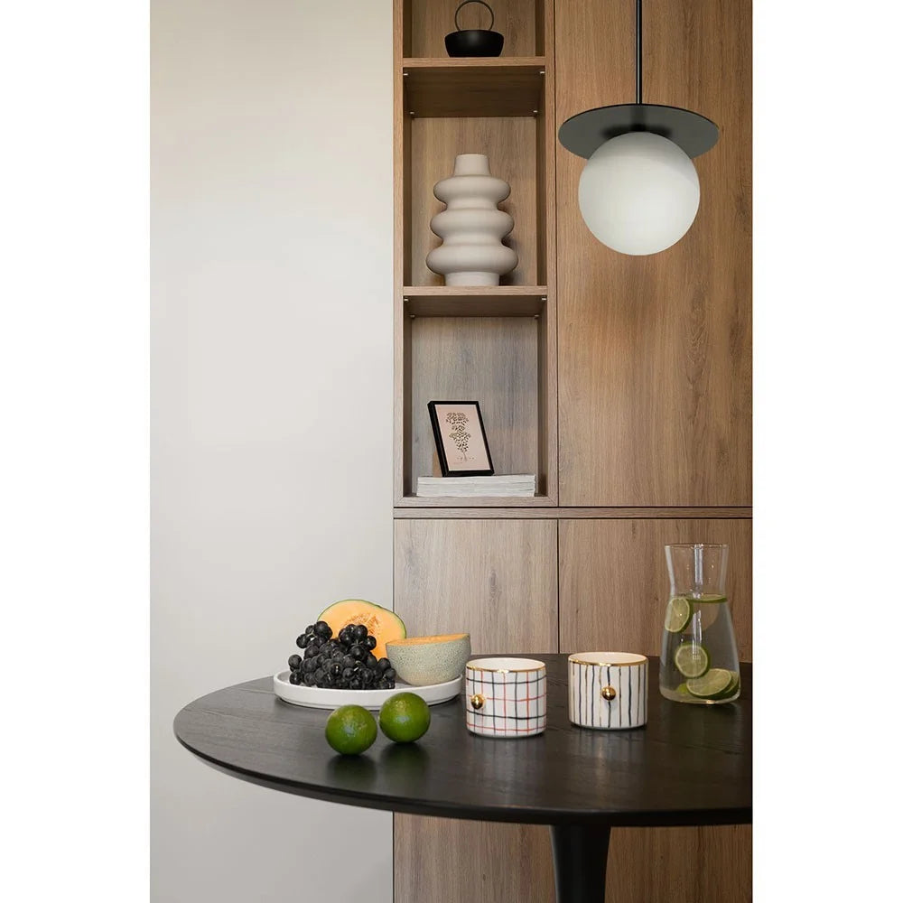BORRA white pendant lamp