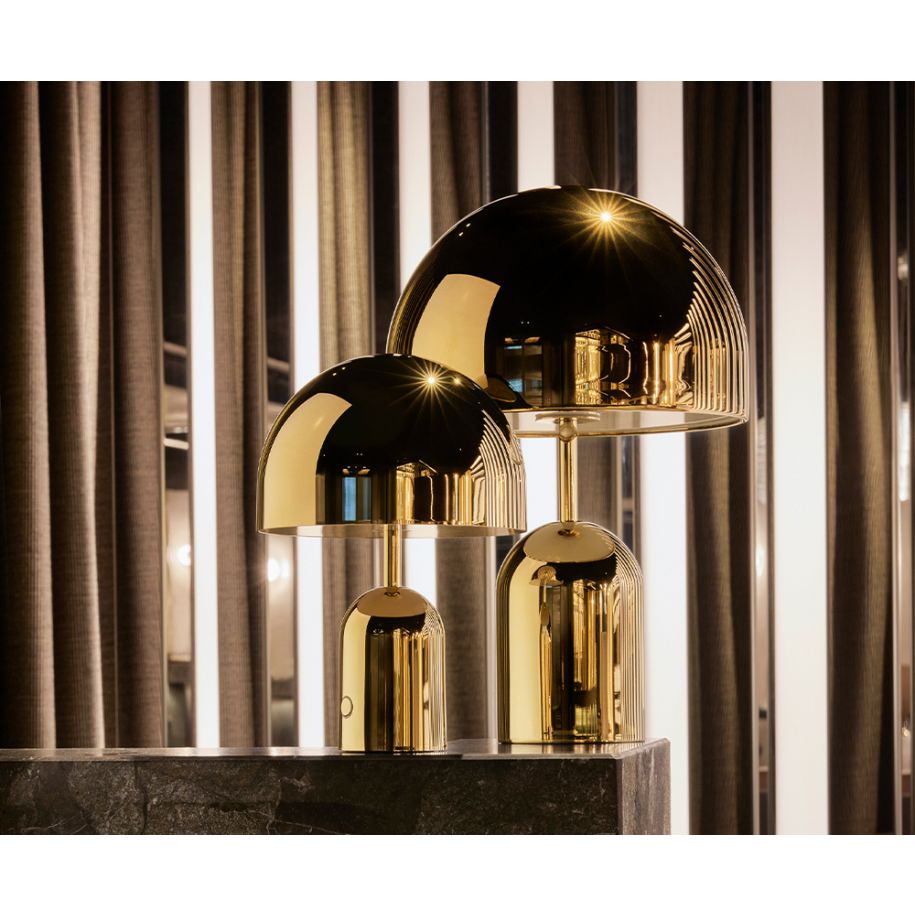 Glockengold tragbare Lampe