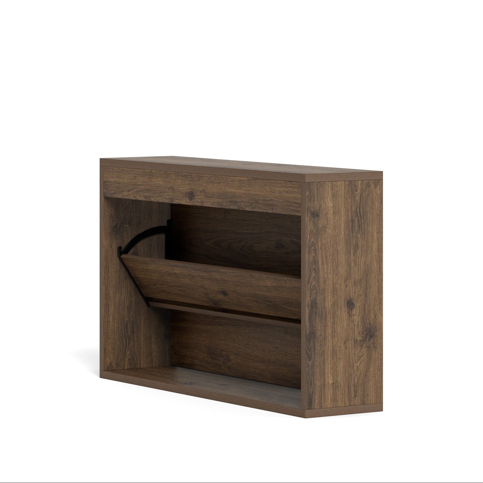 Albany's shoe cabinet dark melaamin oak