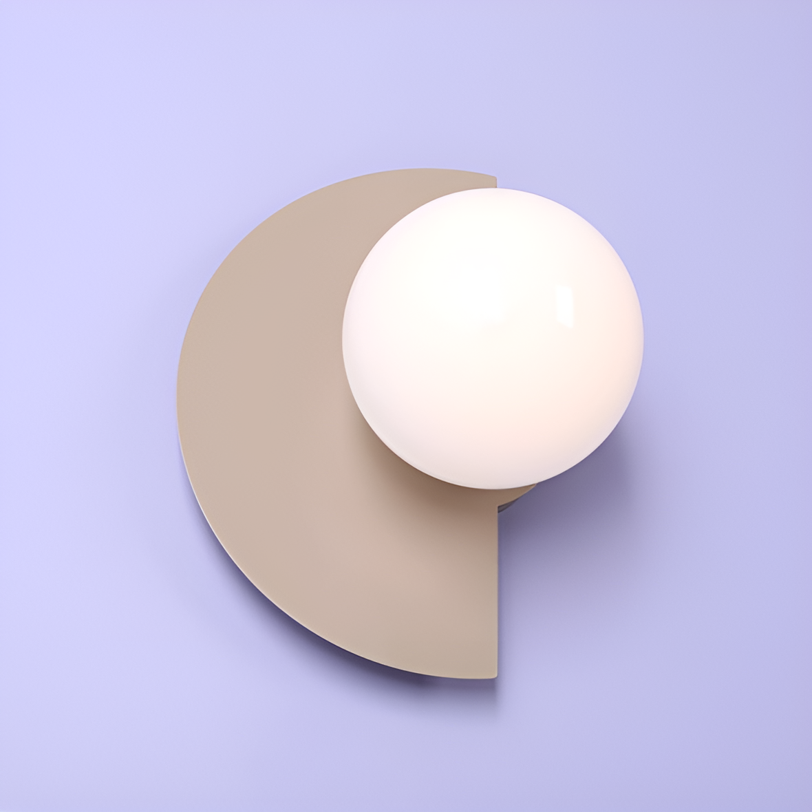 LOOP beige Wandleuchte