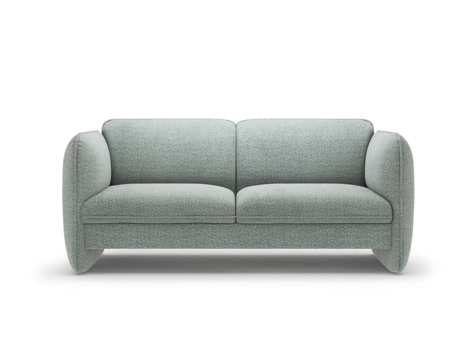 2-seater Sofa GEORGIA light blue chenille