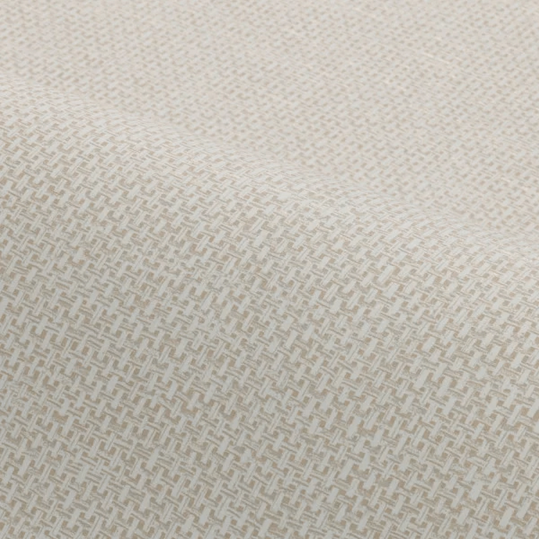 Tapeta imitująca rafię VANNORA - IVOIRE jasnobeżowy