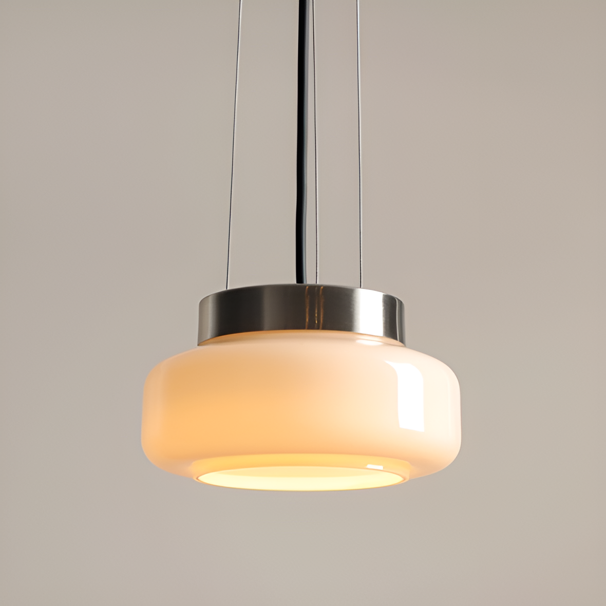 Bonbon beige hanging lamp