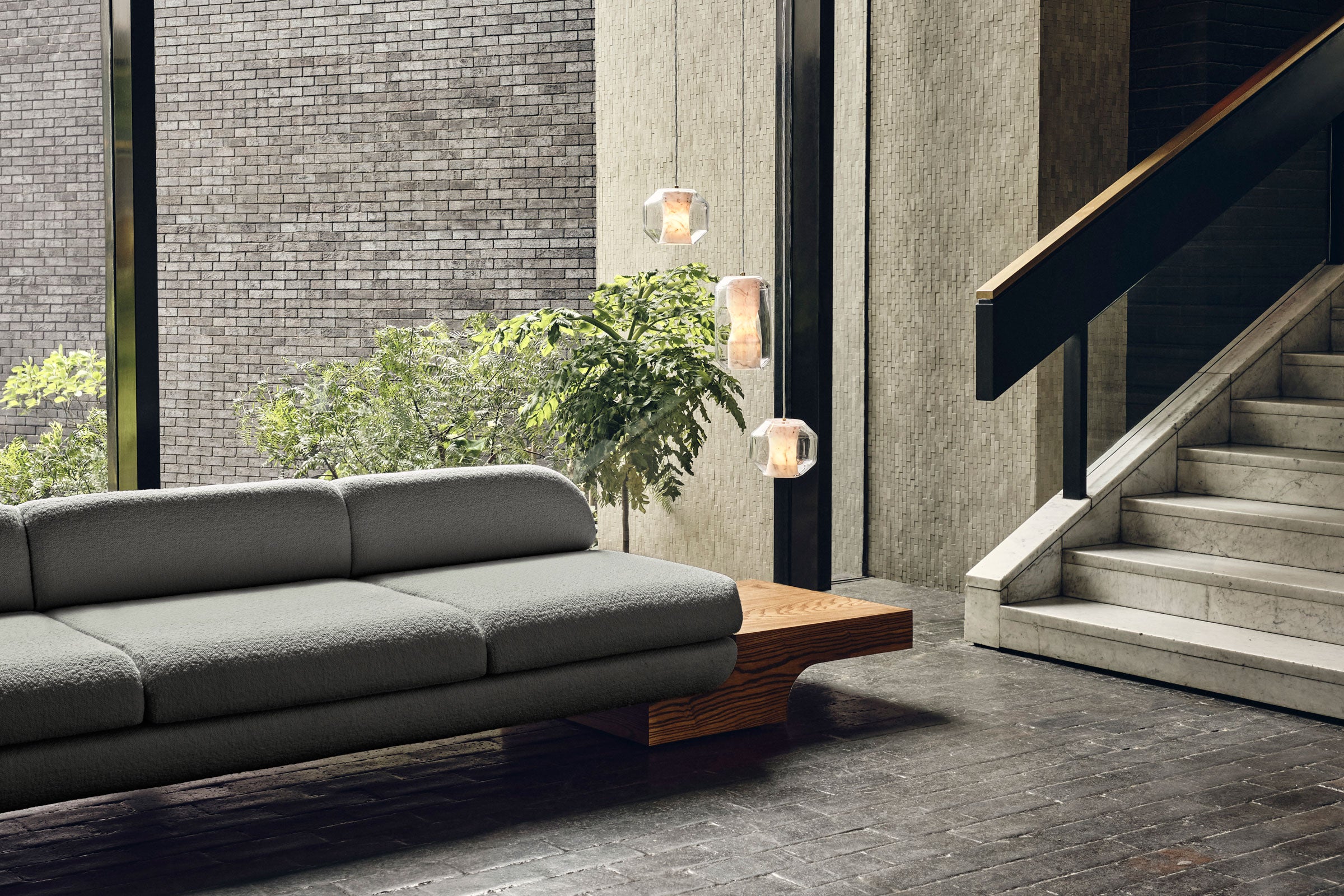 CHAMBER marble pendant lamp