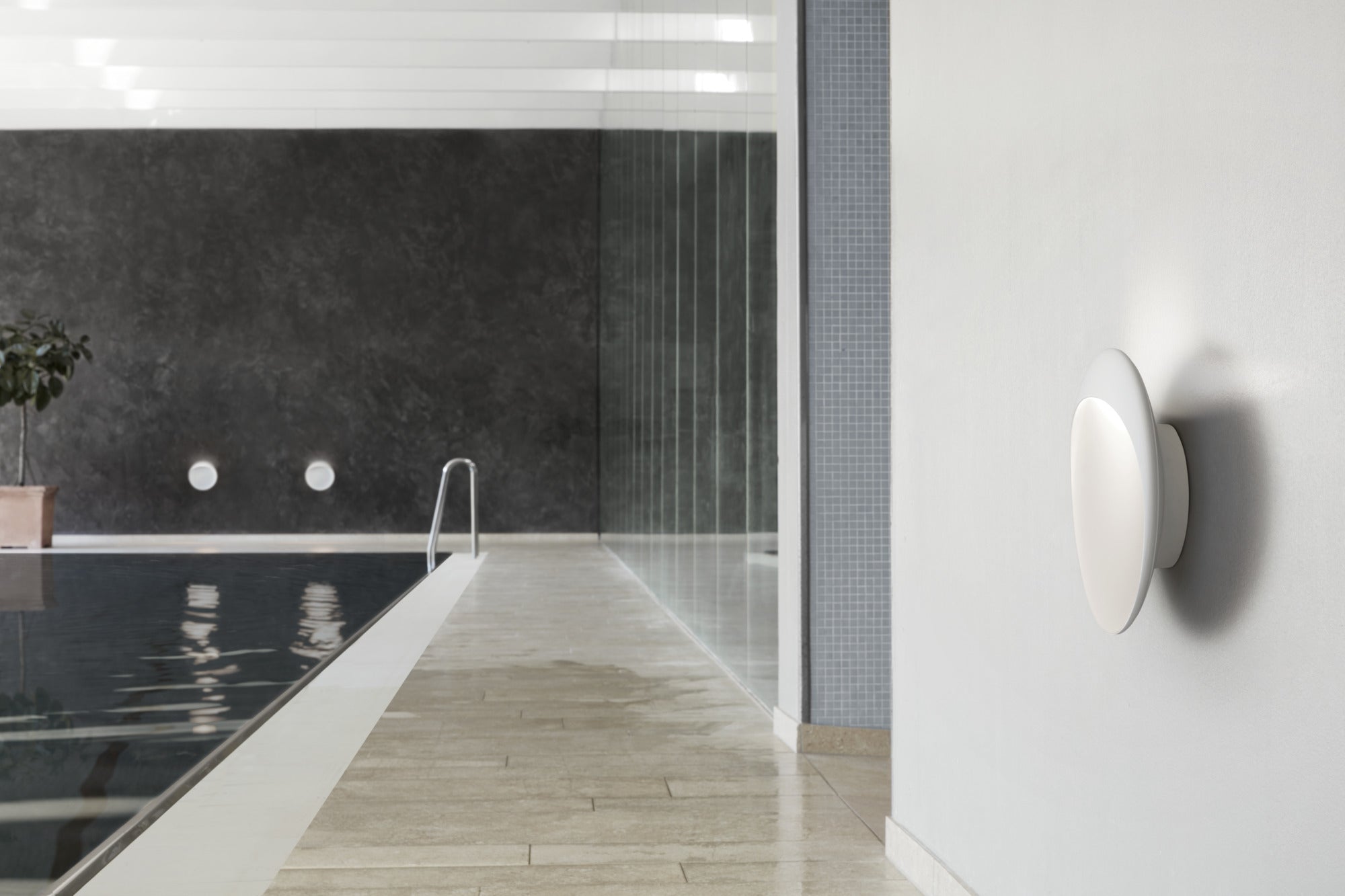 Wandleuchte FLINDT weiß