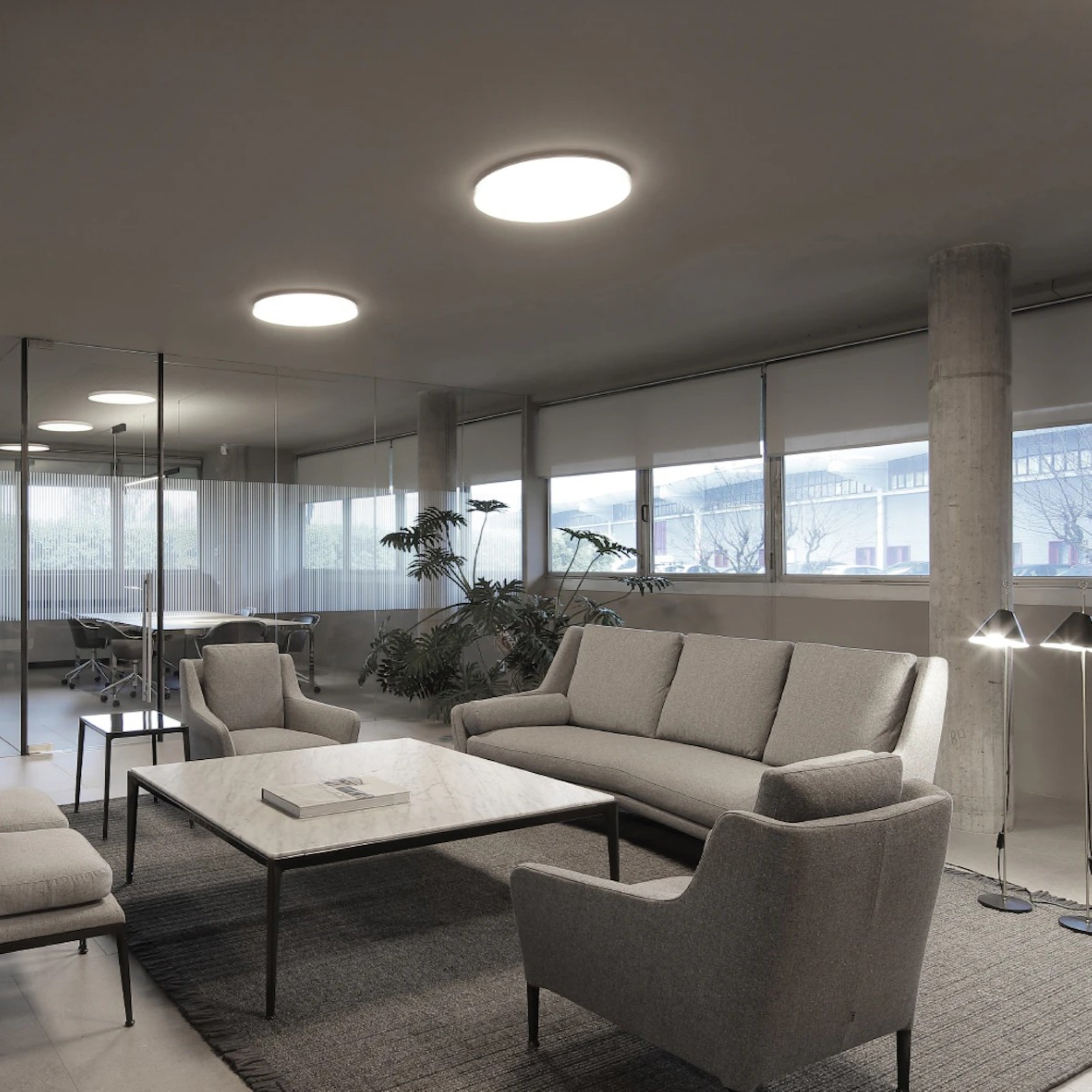 Deckenleuchte CLARA rauchige Ausführung