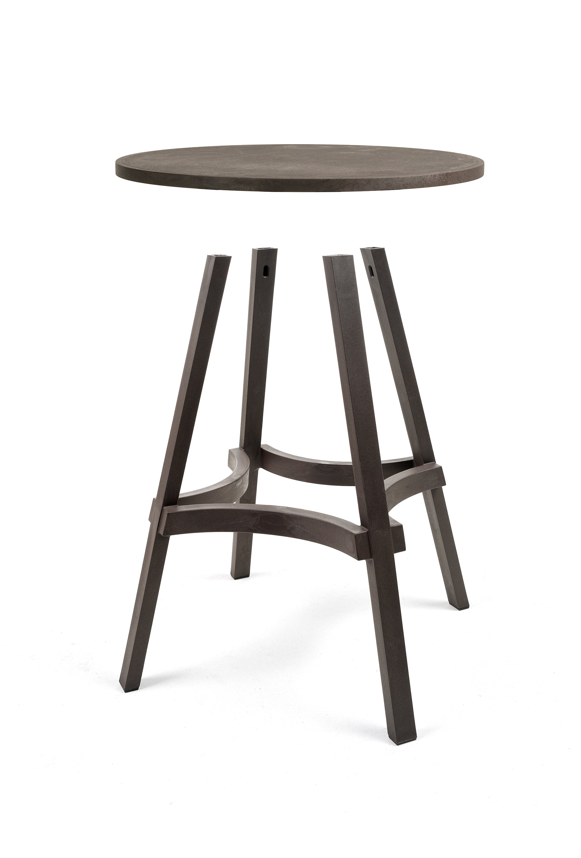 Round Outdoor Table COMBO Chalk