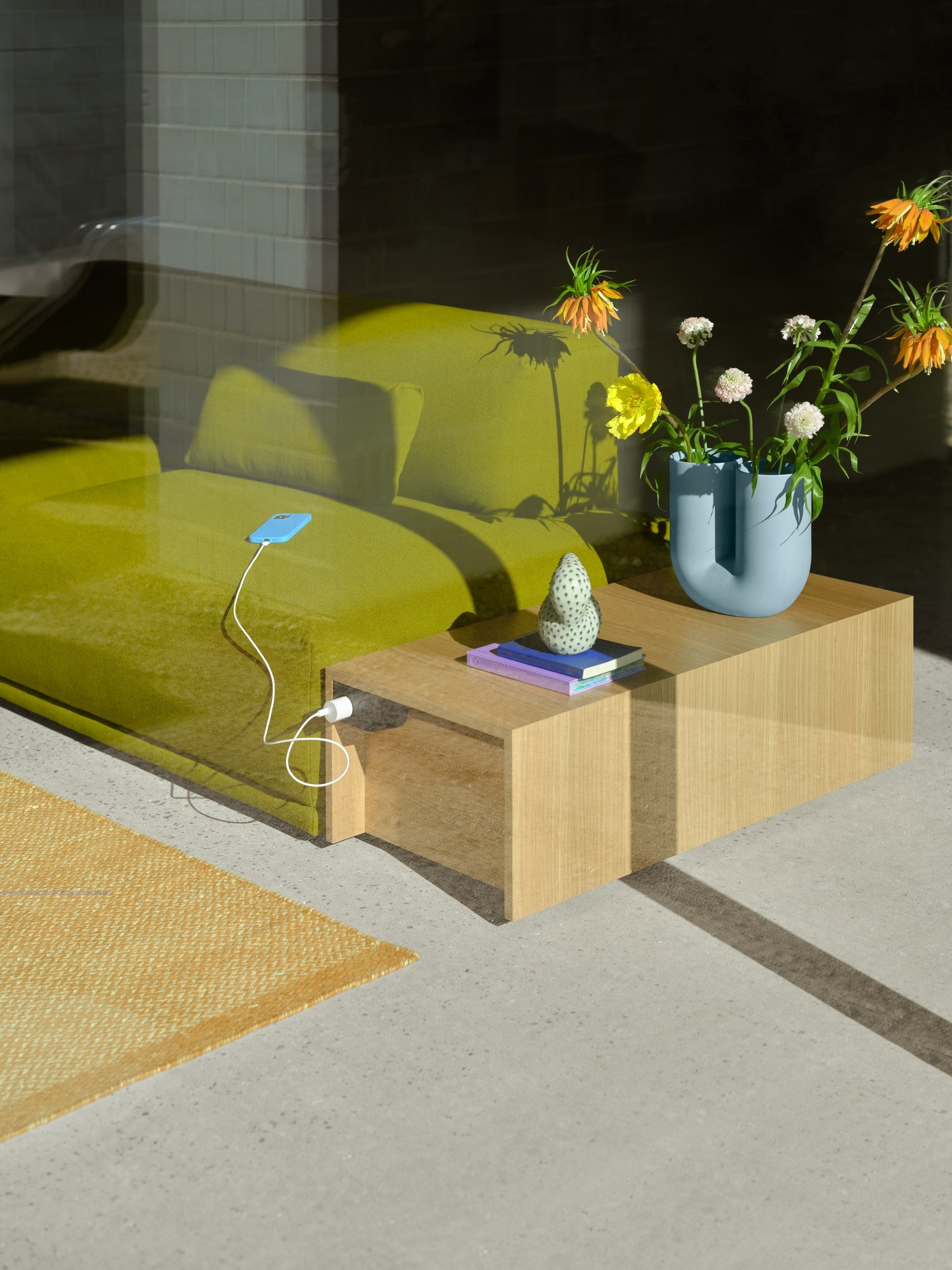 CONNECT upholstered 2-seater sofa