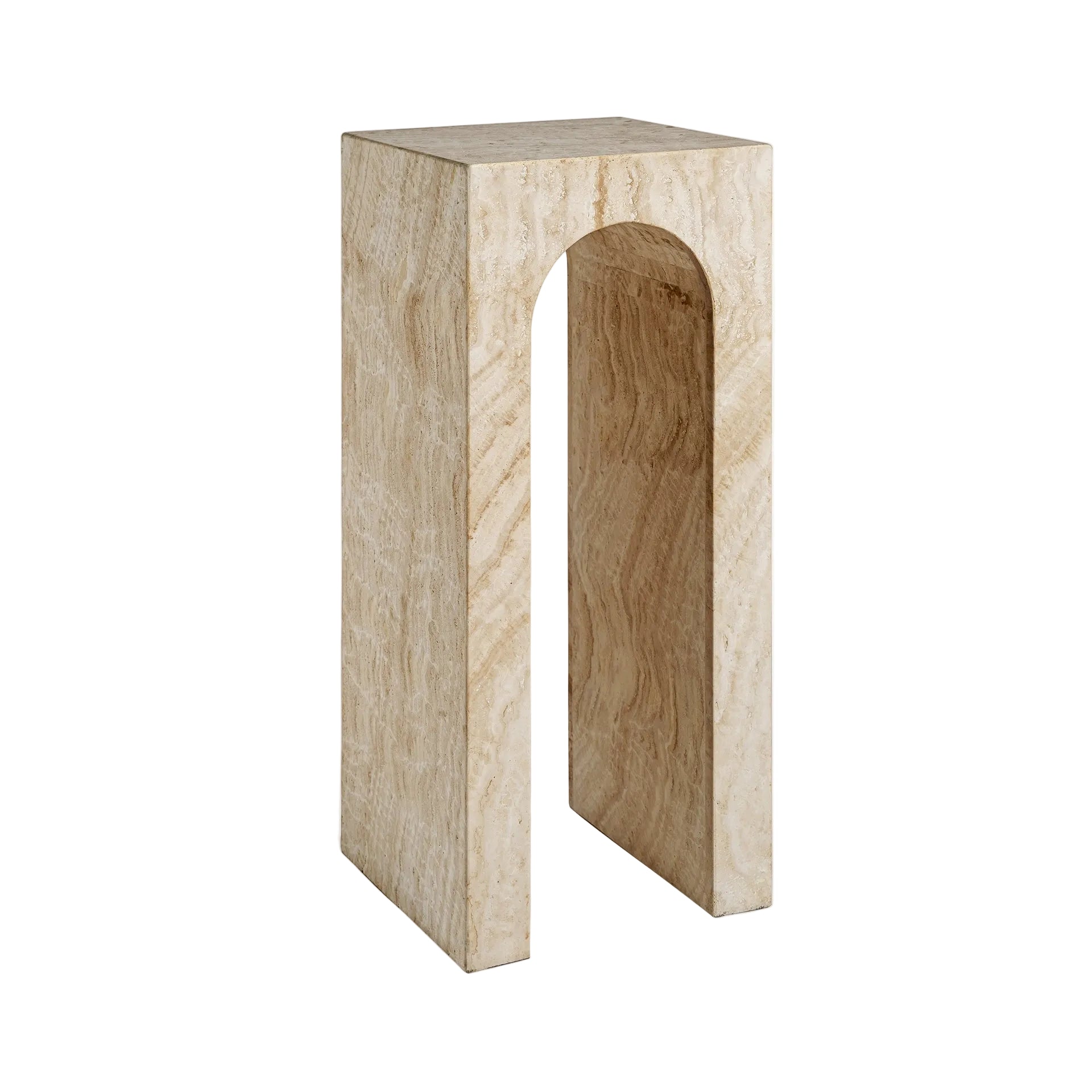 THIENNES Side Table in Travertine