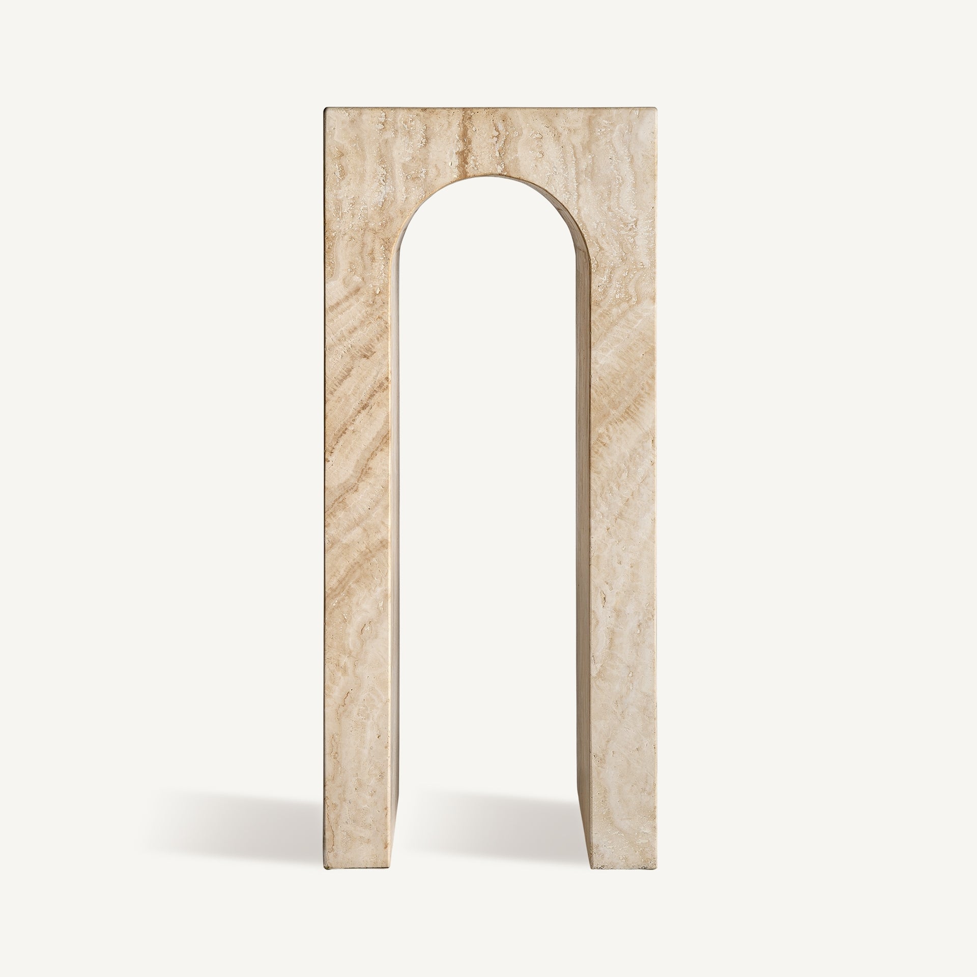 THIENNES Side Table in Travertine