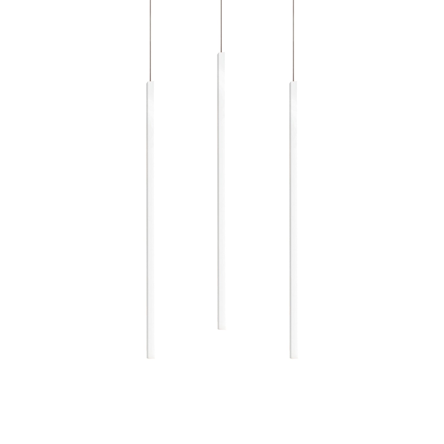 Liniencapes vertikale weiße hängende Lampe