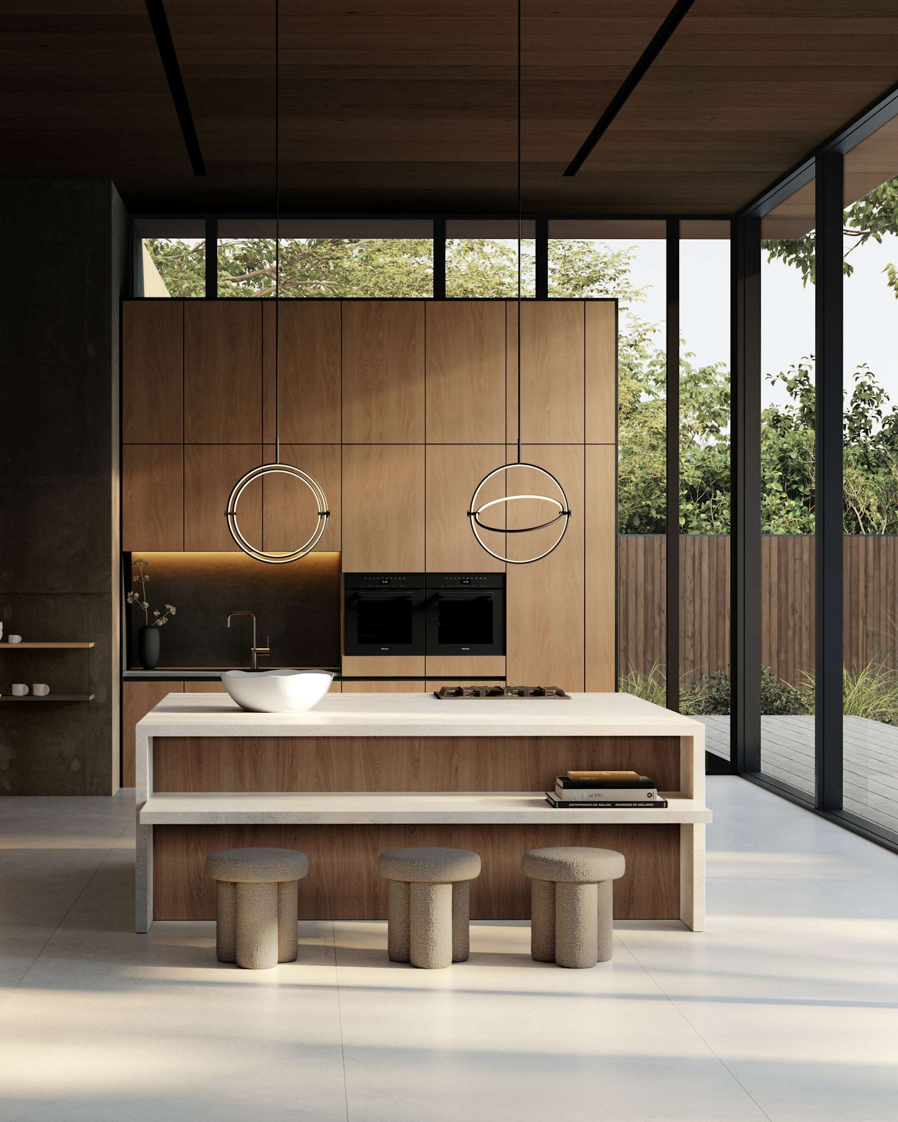 MARU schwarze Hängelampe