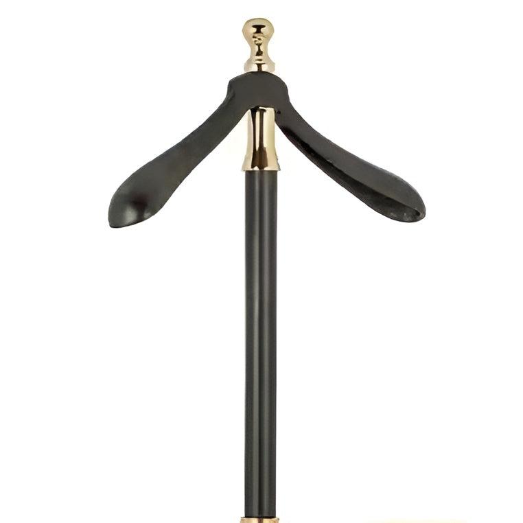 BALLEY black coat rack with gold
