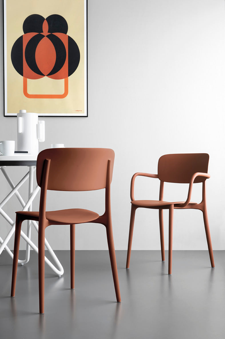 Armchair with Armrests LIBERTY white
