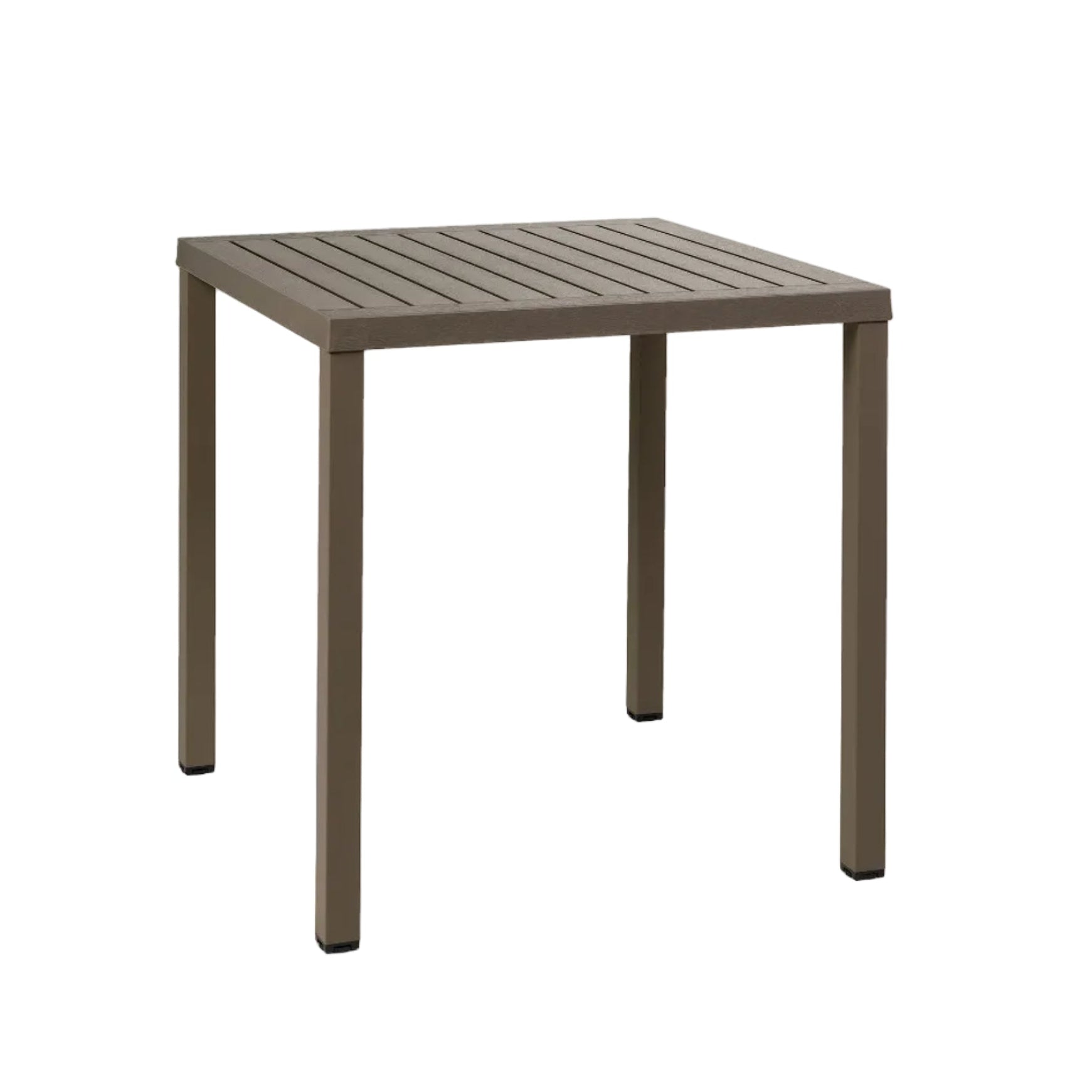 Brown Square Outdoor Table CUBE
