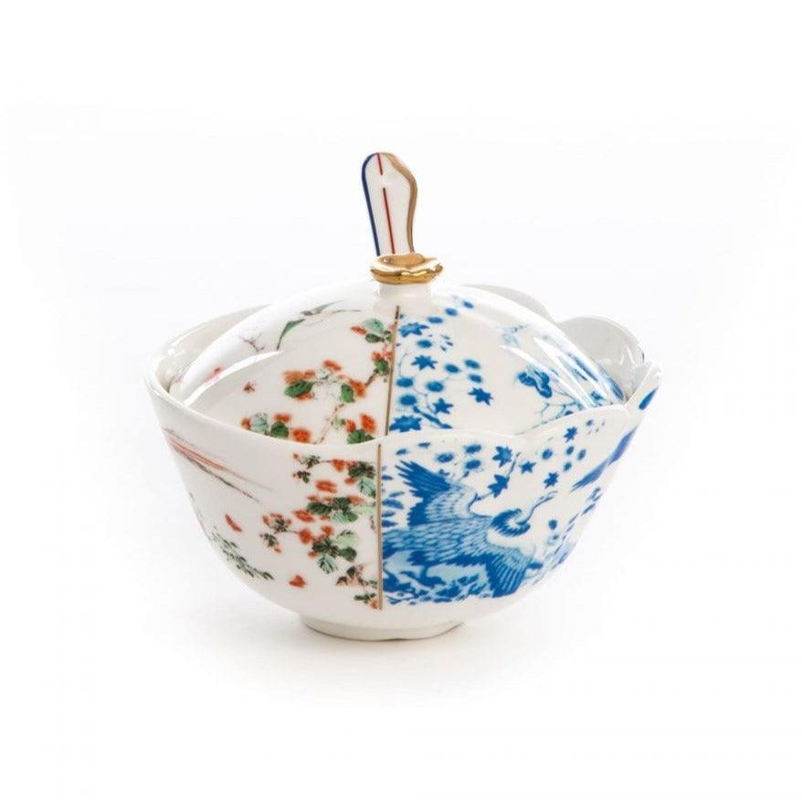 Cukiernica z łyżeczką HYBRID MAURILIA porcelanowy Seletti Eye on Design