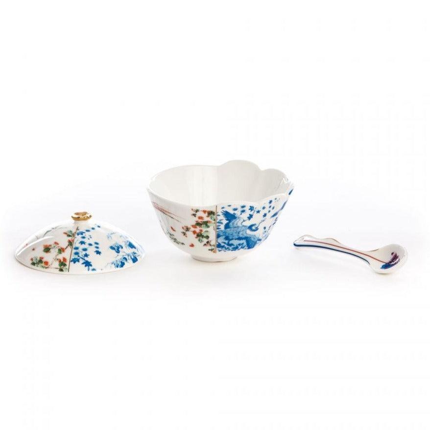 Cukiernica z łyżeczką HYBRID MAURILIA porcelanowy Seletti Eye on Design