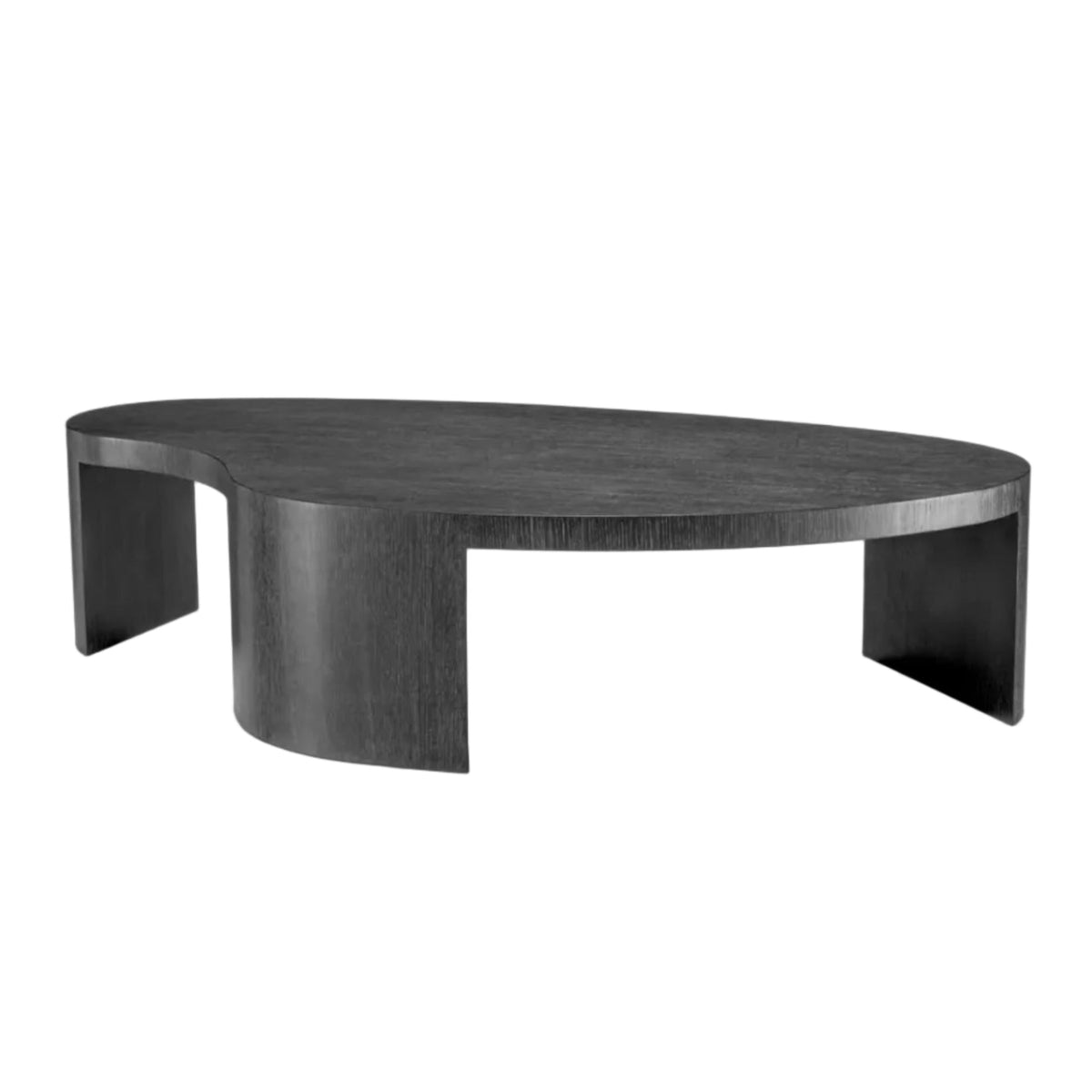 ANCONA coffee table in graphite oak veneer