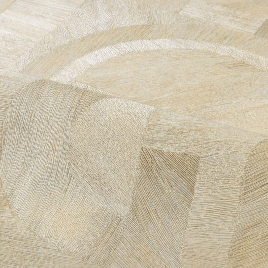 Tapete mit einem von der Intarsientechnik inspirierten Muster INTARSIA - SABLE sandfarben