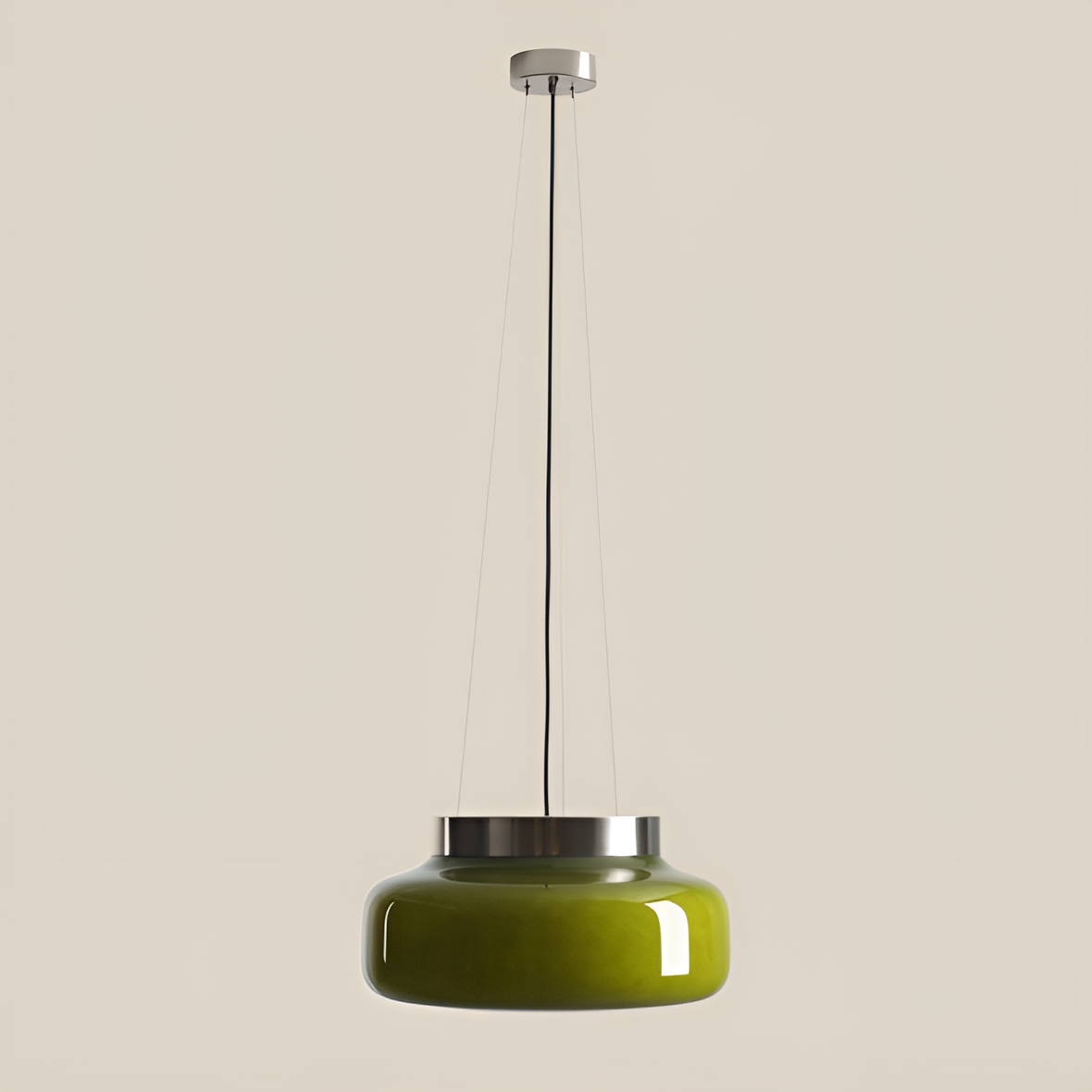 Bonbon green hanging lamp