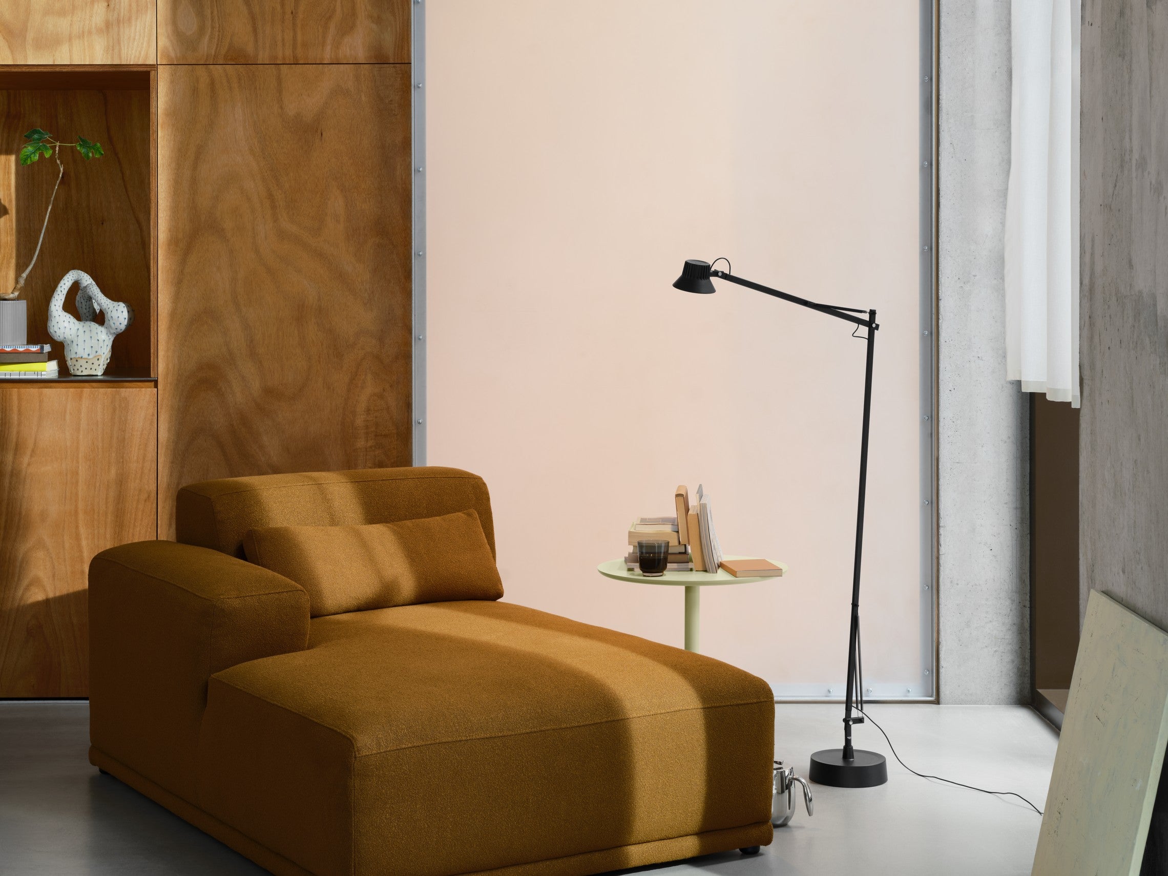 SOFT Side Table in Beige-Green