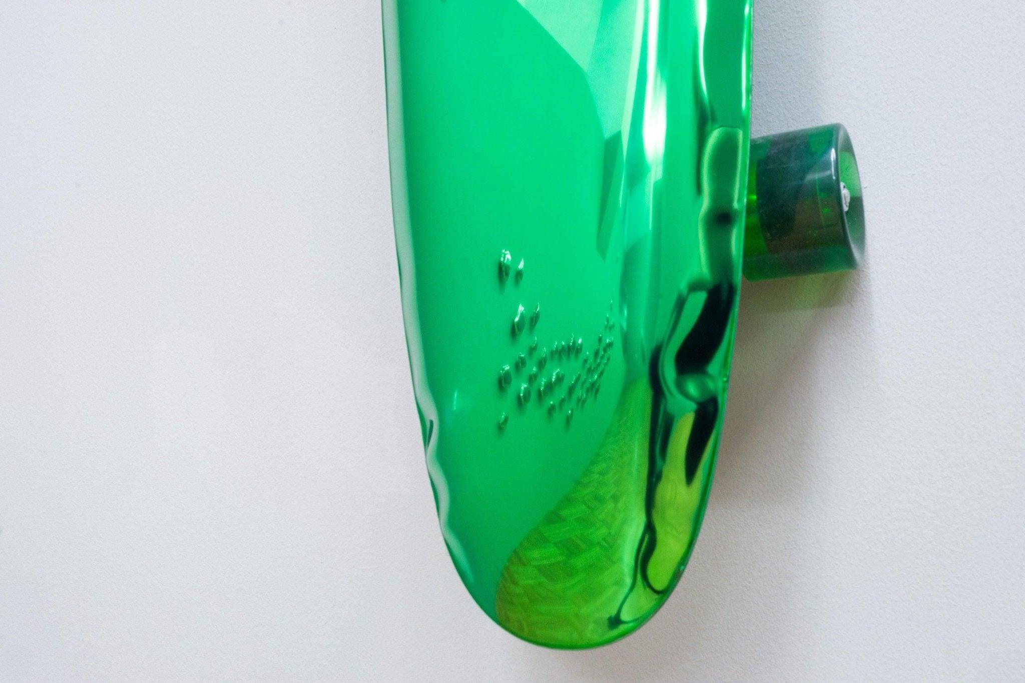 Dekoracja BOLID zielony inox Zieta Studio Eye on Design
