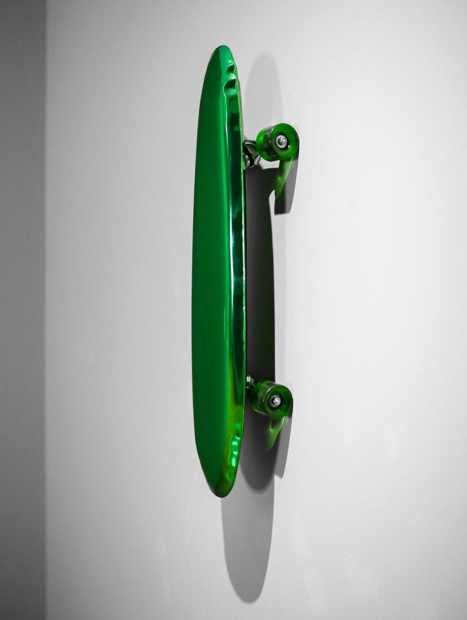 Dekoracja BOLID zielony inox Zieta Studio Eye on Design