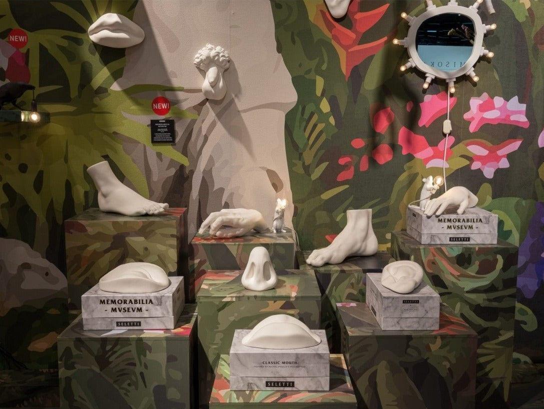 Dekoracja MEMORABILIA MVSEVM FEMALE FOOT biały Seletti Eye on Design