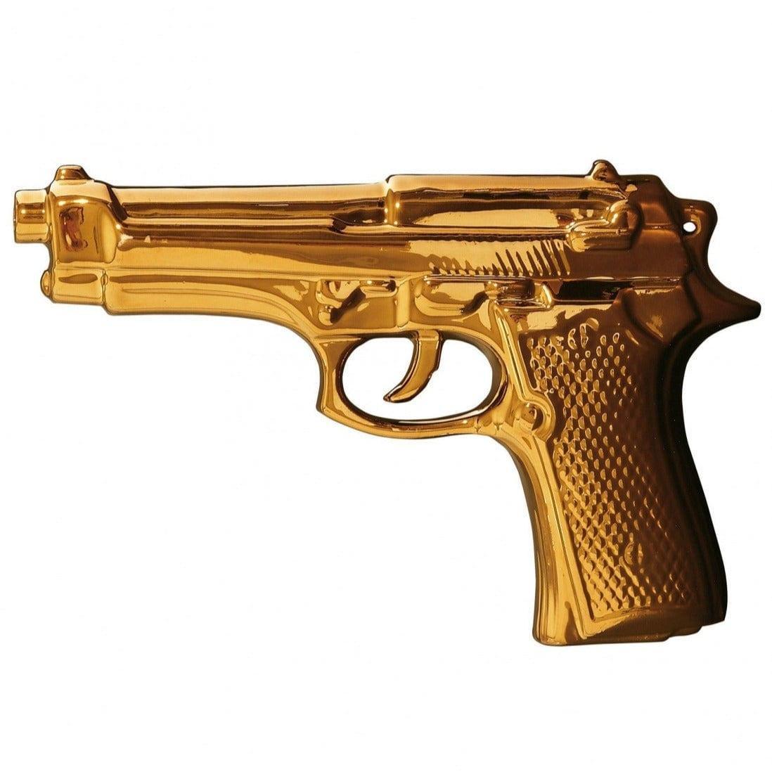 Dekoracja MEMORABILIA MY GUN złoty Seletti Eye on Design