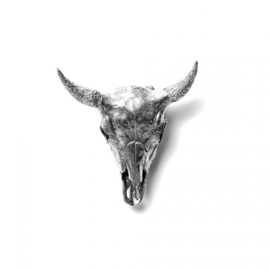 Dekoracja WUNDERKAMMER BISON SKULL srebrny Seletti Eye on Design