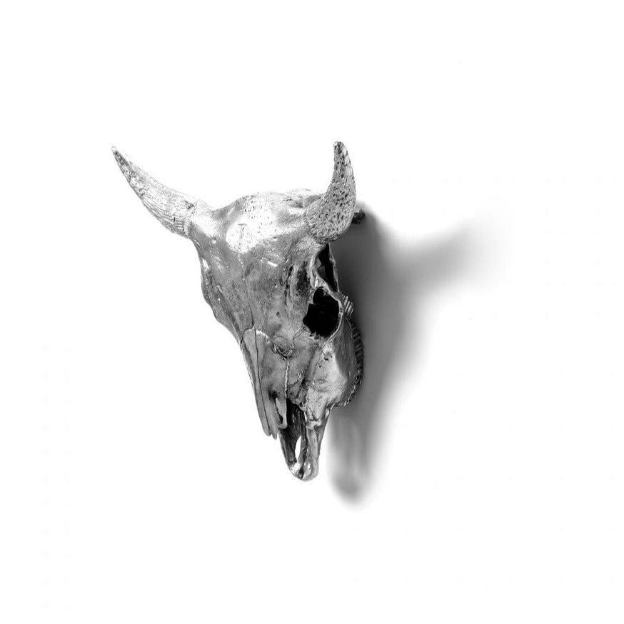 Dekoracja WUNDERKAMMER BISON SKULL srebrny Seletti Eye on Design