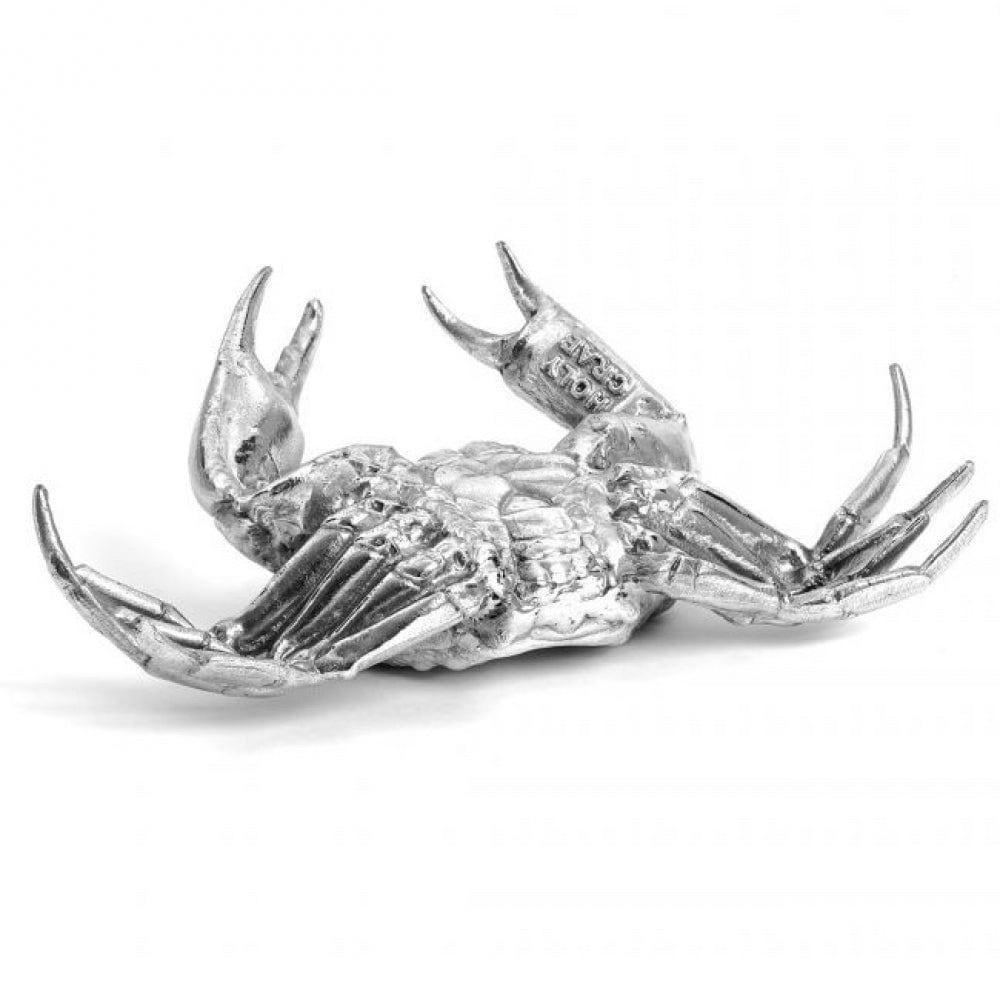 Dekoracja WUNDERKAMMER CRAB srebrny Seletti Eye on Design