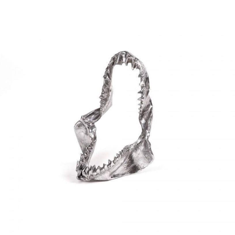 Dekoracja WUNDERKAMMER SHARK JAW srebrny Seletti Eye on Design